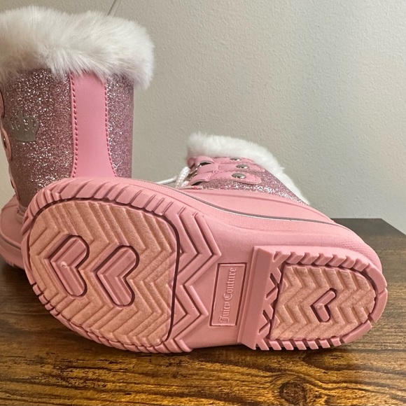 Juicy Couture JJK LIL ESCALON Pink Glitter Boots. NWT/box various toddler sizes - Picture 4 of 5